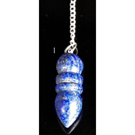 Kopie von Pendule égyptien en Cristal de roche / Quartz blanc