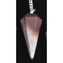 Pendule hexagonal en Shiva Lingam
