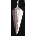 Kopie von Kopie von Pendule égyptien en Cristal de roche / Quartz blanc