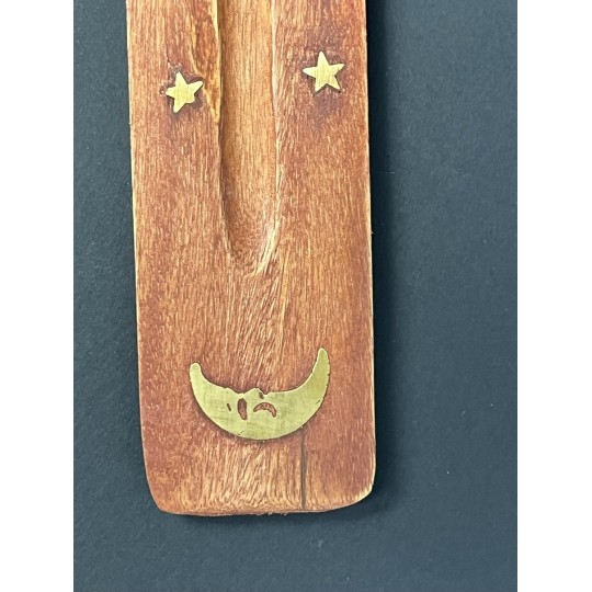 Support en bois pour encens en bâtons