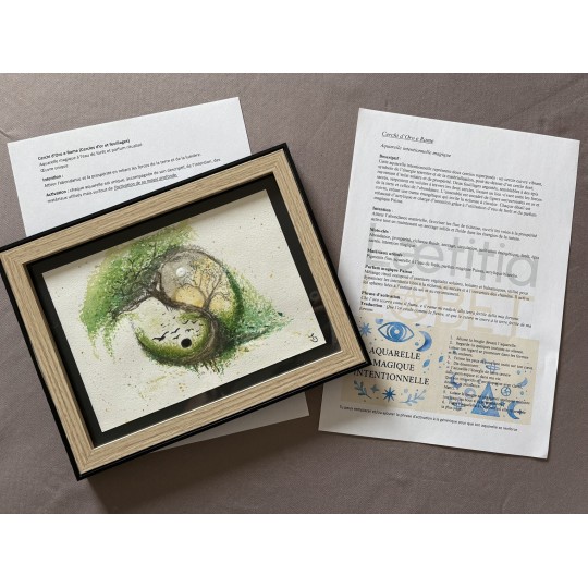Kopie van Cerchi d’Oro e Rame aquarelle intentionnelle magique