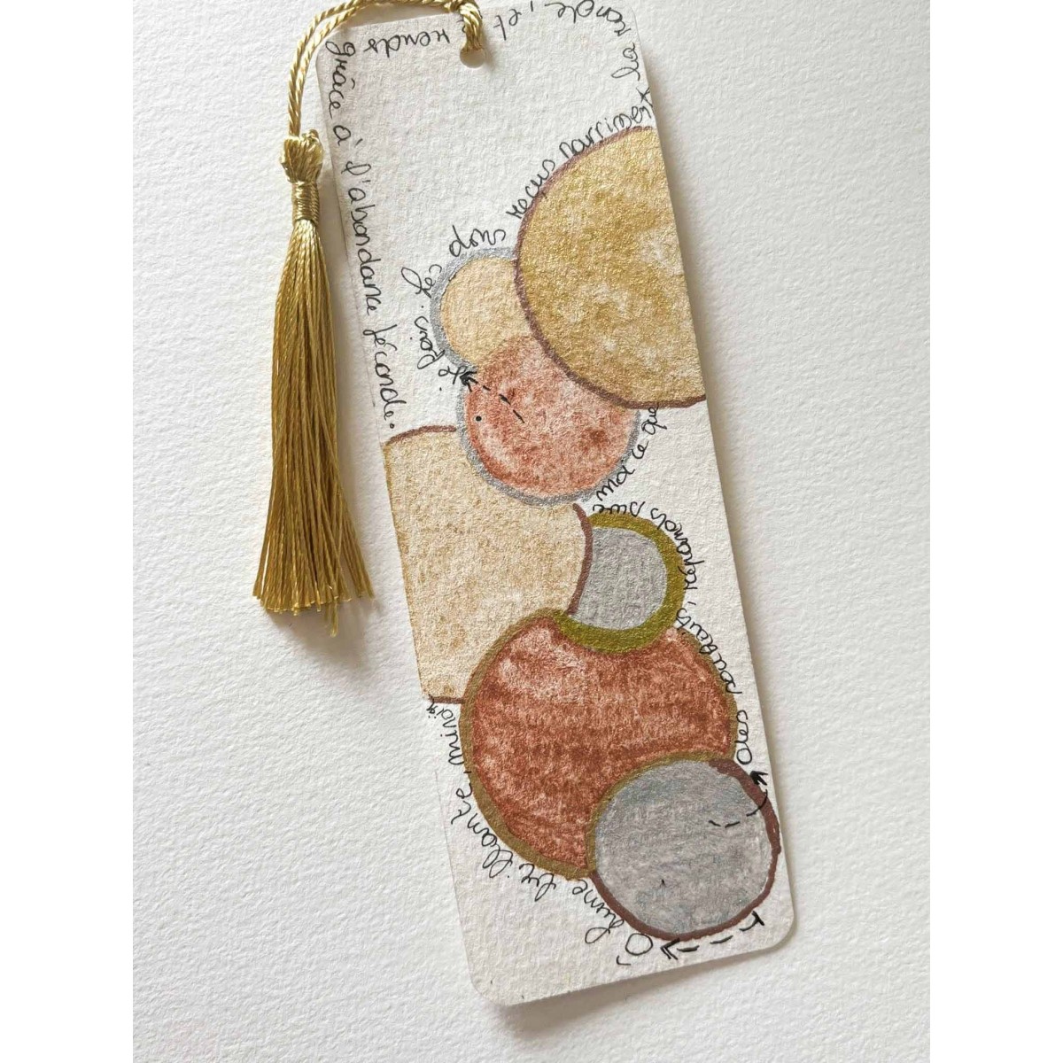 Luce d'oro - Aquarelle magique Intentionnelle.