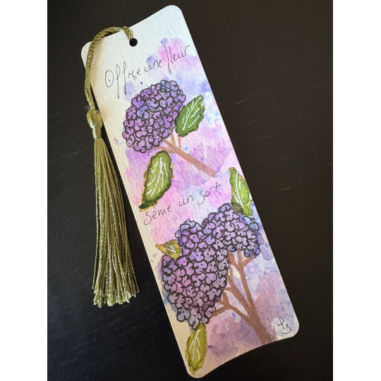 Sortilège floral - Aquarelle magique Intentionnelle.