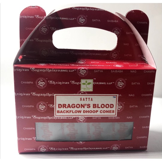 Sang de dragon encens en cône pour fontaine