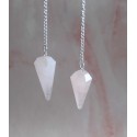 Pendule quartz rose - A (Brésil)