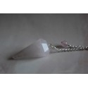 Pendule quartz rose - A (Brésil)
