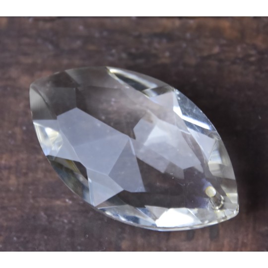 Crystal Arc-en-ciel feuille (3.6cm)