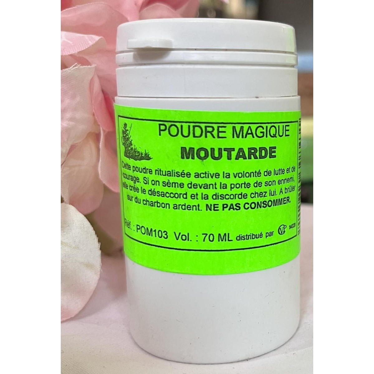 Moutarde Poudre magique - Encens en pot refermable